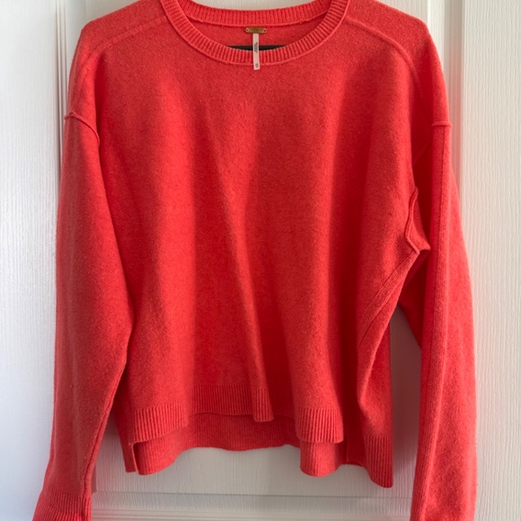 Free People Luna Jumper Sweater in Super Red - Picture 2 of 4